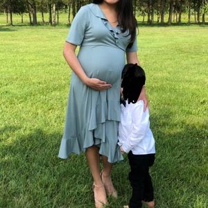 Isabella Oliver Maternity Ellen Wrap Dress